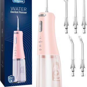 New Water Dental Flosser Pick for Teeth, 300ML Portable Oral Irrigator, Recharge